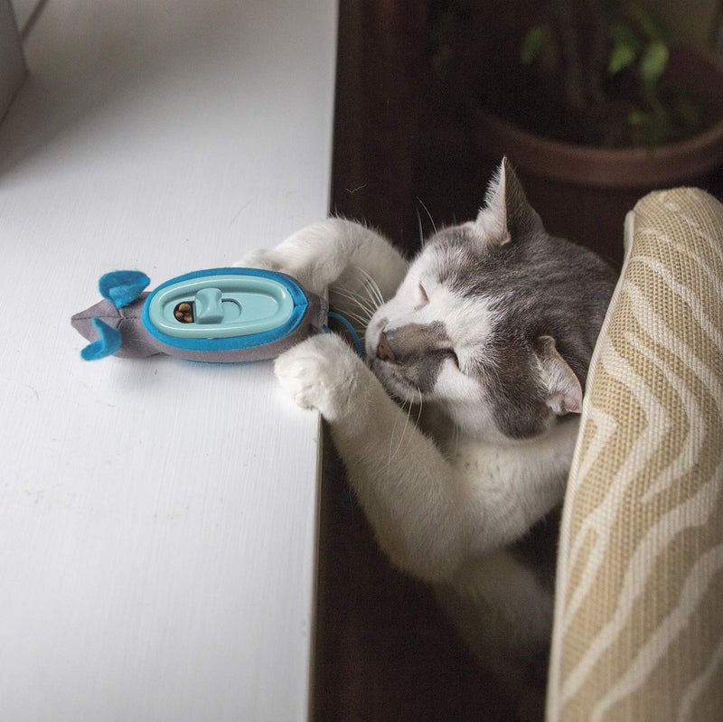 SPOT Doc and Phoebe's Cat Hunting Snacker - Interactive Indoor Treat Dispenser, Encourage Natural Instincts to Hunt, Provide Mental Stimulation, Solve Behavioral Problems & Obesity, Pack of 1 Mouse - Image 2